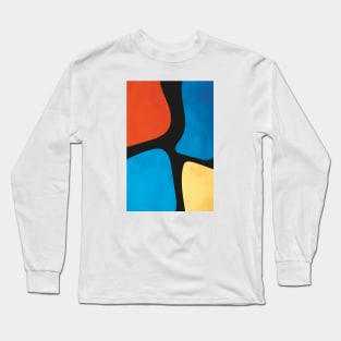 Mid Century Geometric Art 2, Mid Century Geometric Art, Simple Art Print, Mid Century Poster Long Sleeve T-Shirt